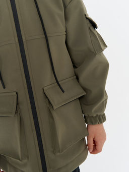 Куртка Softshell демисезонная Хаки - Bungly фото 5