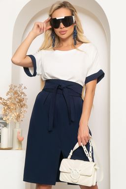 Платье Неотразимая (блю энд вайт) П4059 - Lt collection фото 9