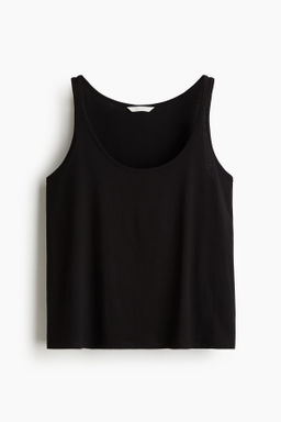 Camiseta sin mangas en algod?n