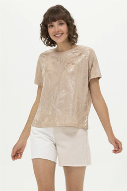 Kad_n _ok Renkli Bisiklet Yaka Ti__rt