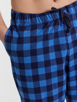 Брюки домашние мужские синие в клетку - Mark formelle фото 4