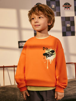 ACOOLA / Джемпер детский для мальчиков Haring оранжевый