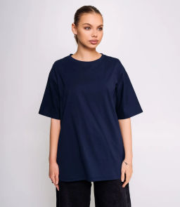 Футболка #ОКТ075001, тёмно-синий