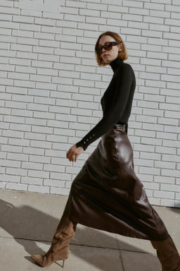 JERSEY B?SICO PUNTO LISO / Negro - Zara фото 3