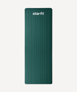 Коврик для йоги и фитнеса STARFIT FM-301 NBR, 1,2 см, 183x61 см, изумрудный фото 2