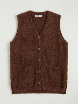 V Yaka Kad?n Triko Yelek