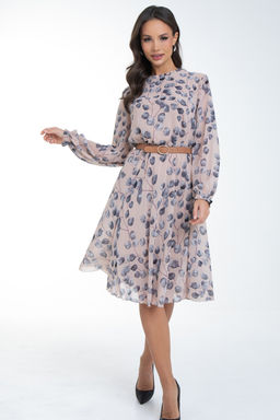 Платье Очарование шифона (пудра)