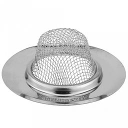 Пробка-сетка для раковины из нержавеющей стали Сетка №2 д7,2см, h2,9см, на картоне (внутренний д4см) (Китай) - Домашняя мода фото 2