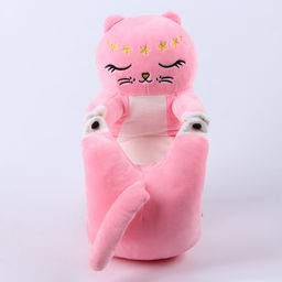 Подушка - подголовник для путешествий Котик, мягкая игрушка, 70 см - Milo toys фото 8