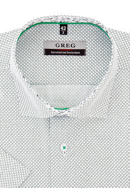 Сорочка мужская короткий рукав GREG 143/109/2034/ZS/1