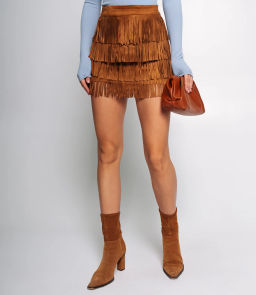 Юбка #КТ2577, коричневый