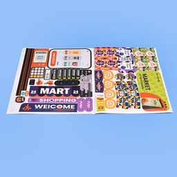 Игровой набор супермаркет "Мини-маркет" (48 предметов) в коробке