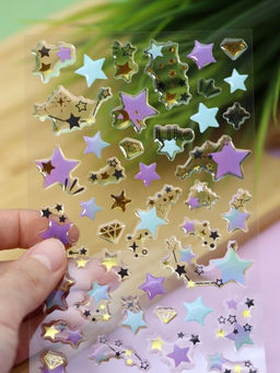 Наклейки объемные "Starry sky" (20,5*9 см)