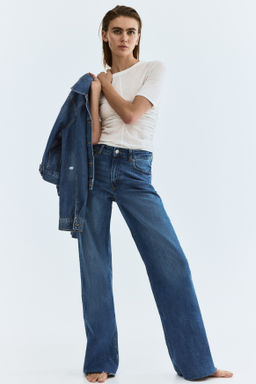 Wide High Waist Jeans - H&m фото 21