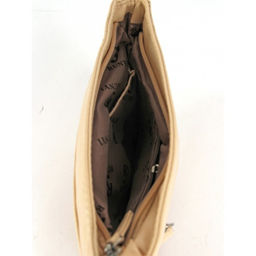 Сумка женская искусственная кожа Guecca-RY 7016, 1отд+карм/пер, плечевой ремень, светло-бежевый SALE 261718 - Adelia фото 4