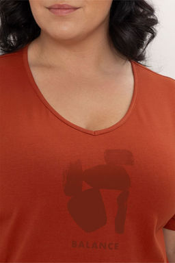 ФУТБОЛКА ЖЕНСКАЯ арт. 6514W-20331.1H-527.1385 - Almando melado фото 3