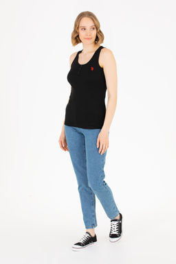 Женская черная футболка Basic - U.s. polo assn фото 4