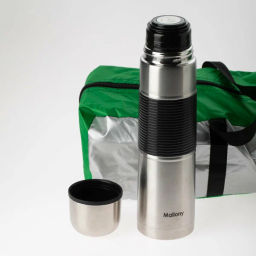 Термос из нерж. стали с силиконовыми вставками NUOVO, 1,0 л арт.005234 - Mallony фото 6