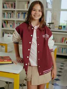 Bask?l? K?z ?ocuk Kolej Ceket