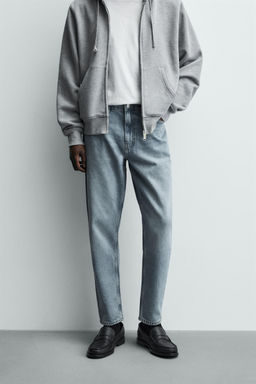 JEANS SLIM TAPERED FIT / Azul medio - Zara фото 2