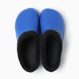 Сабо утепленные, размер 38, синие