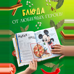 Книга в твёрдом переплёте «Первая книга рецептов», 80 стр.