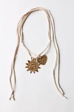 SUN AND HEART DOUBLE NECKLACE - Zara фото 5