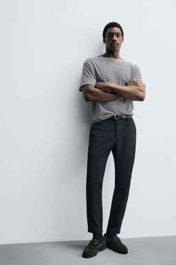SLIM FIT COMFORT TROUSERS - Zara фото 19