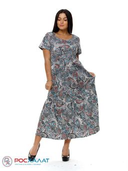 Трикотажное платье  КП-02 (4) - Росхалат фото 3