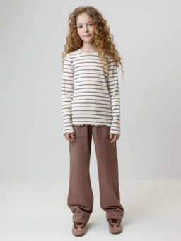 КР 400847/капучино к633 брюки для дев - Crockid фото 3