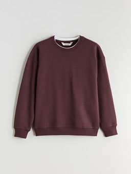 Bisiklet Yaka Erkek ?ocuk Sweatshirt