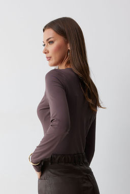 Джемпер LYUSHe 4232 баклажан  фото 2