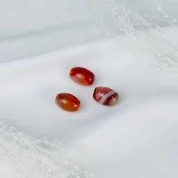 Бусины для украшений из Сердолика (3 шт)