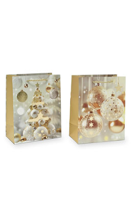 Пакет Новогодний 18*23*10 см (12 шт) SF-7568, микс №31 - Больше подарков фото 2