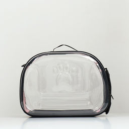 Переноска для животных прозрачная, 42*32*28 см, розовая - Пижон фото 2