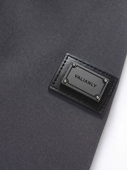 Ветровка мужская софтшелл виндстоппер с капюшоном спортивная темно-серого цвета 9615_1TC