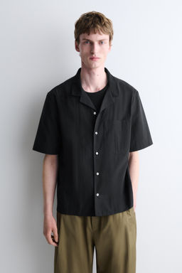 CAMISA DE ALGOD?N CON CUELLO ABIERTO - H&m фото 3