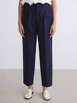 Beli Lastikli Kad?n Pileli Pantolon