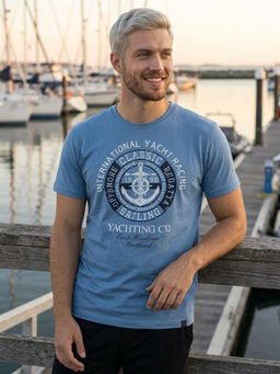 Футболка мужская арт. 02285/Yachting - F5 фото 2