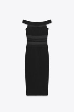 CONTRAST STRETCH DRESS - Zara фото 8