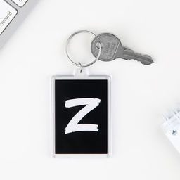Цена за 2 шт. Брелок для ключей «Z», 5×3 см
