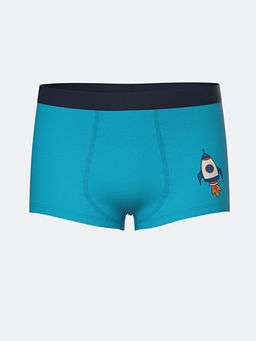 Bask?l? Erkek ?ocuk Boxer 3l? - Waikiki фото 3