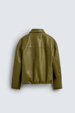 LEATHER EFFECT JACKET