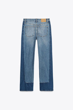 ZW COLLECTION STRAIGHT-LEG MID-RISE JEANS - Zara фото 6