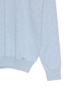 CONTE Джемпер из пряжи с хлопком и модалом LDK 098 light steel blue