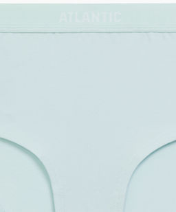 ATLANTIC 3CLP-009 Трусы макси спорт Maxi Sport - набор 3 шт. бежевый + ванильный + светло-голубой  фото 6