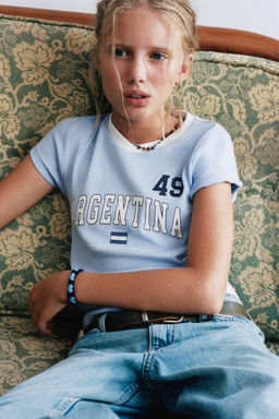 CAMISETA ESTAMPADO ARGENTINA / Azul