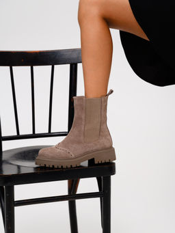 Челси 360.P.taskanaka.Капучино замша/шерсть