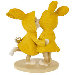 Фигурка декоративная "Зайцы", L10 W5 H14 см