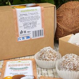 Кокосовые с апельсином, конфеты ручной работы - Мариславна фото 3